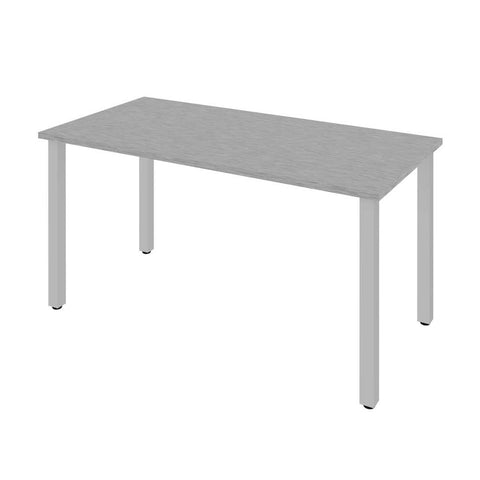 Table de bureau 60L avec pattes de métal carrées
