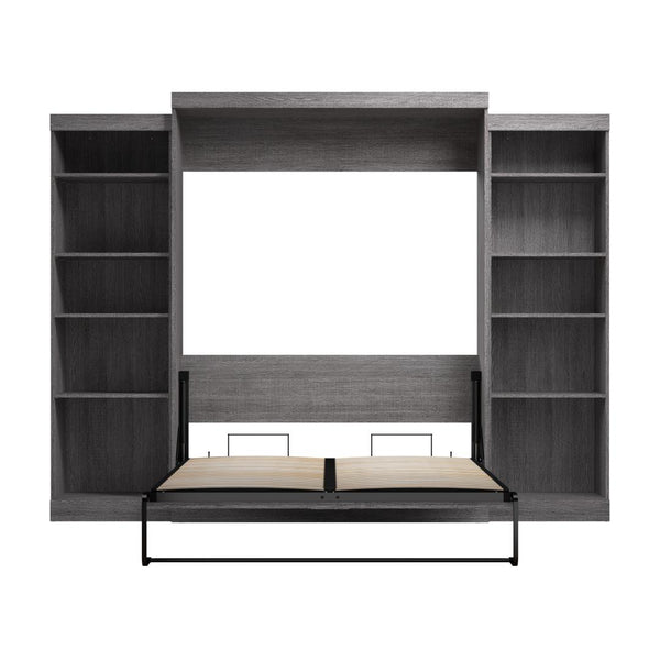 Queen Murphy Bed and 2 Shelving Units (115W)