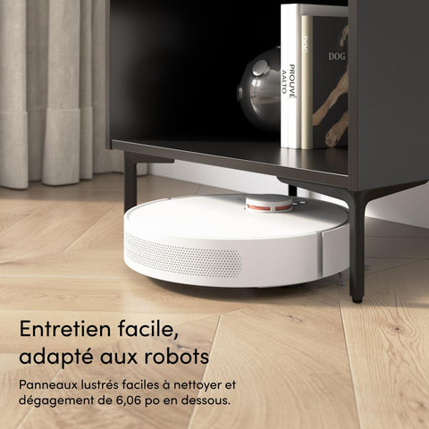 24W Modular Media Storage Tower with Shelves