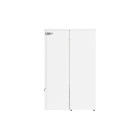 63W Queen Murphy Cabinet Bed with Pullout Drawer