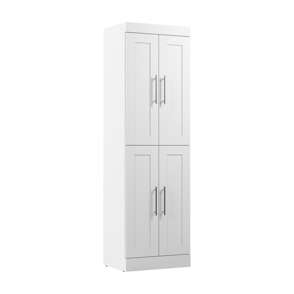 Contemporary Closet System with Shelves & Doors, 25W x 19D