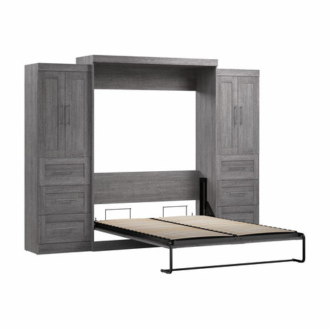 Grand lit escamotable avec armoires-penderies (115L)