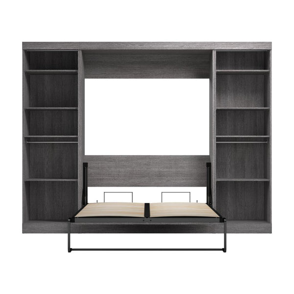 Lit escamotable double et 2 organisateurs de garde-robe (109L)