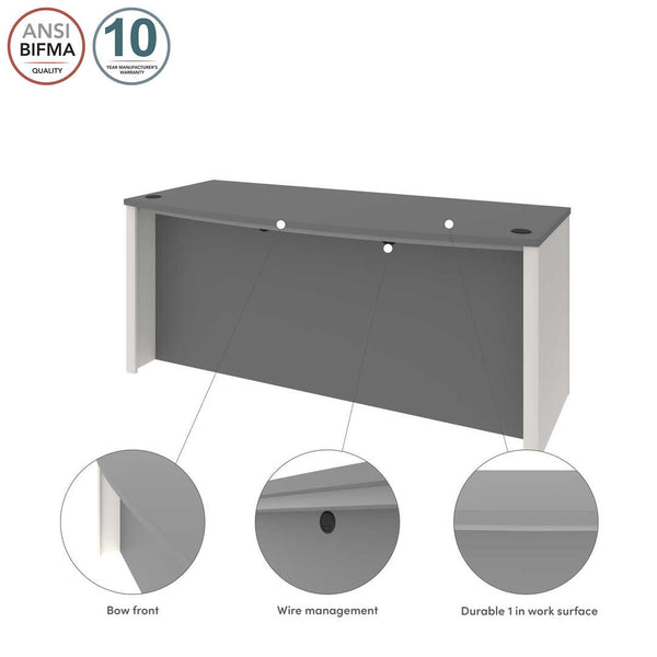 72W Desk Shell