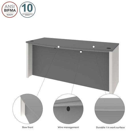 72W Desk Shell