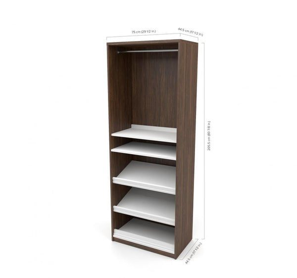 Queen Murphy Bed with Closet Organizer (95W)