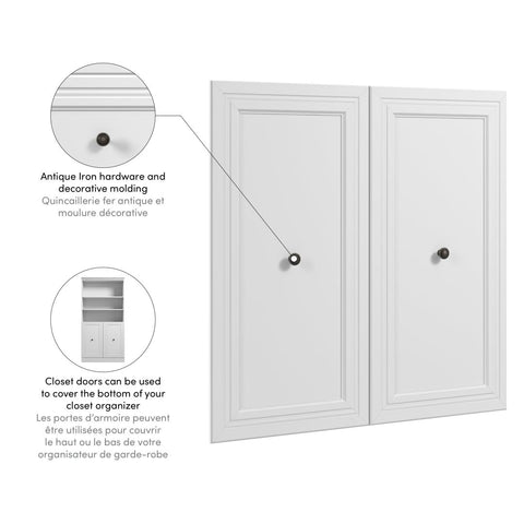 Ensemble de 2 portes pour organisateur de garde-robe 36L Versatile
