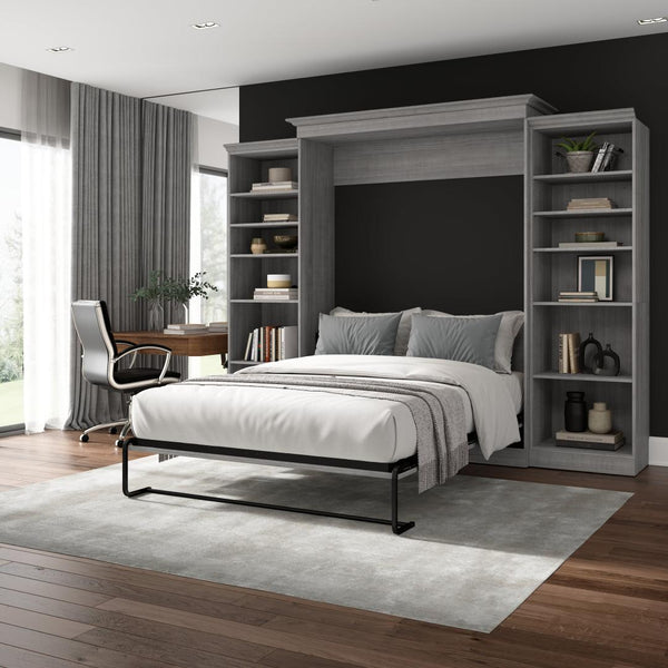 Grand lit escamotable et 2 organisateurs de garde-robe (115L)