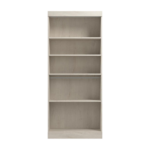 Contemporary Closet System with Shelves & Clothing Rods, 36W x 19D