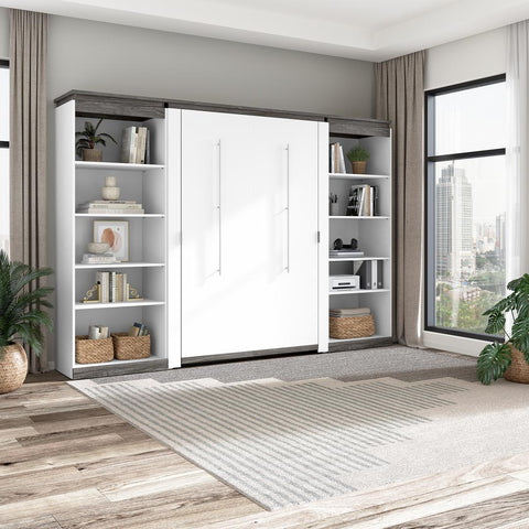 Full Murphy Bed with Shelves (120W)