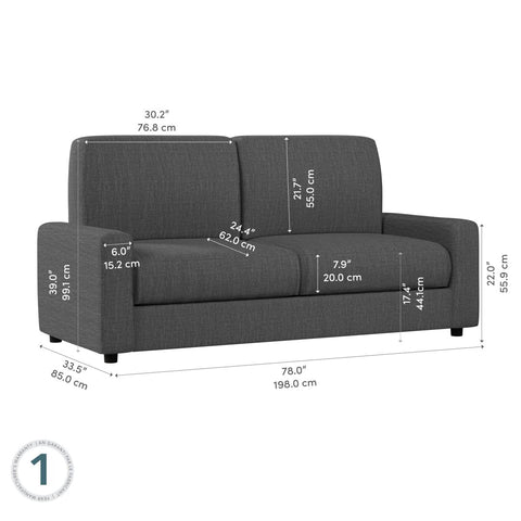 Sofa pour lit queen escamotable (sans dossier)