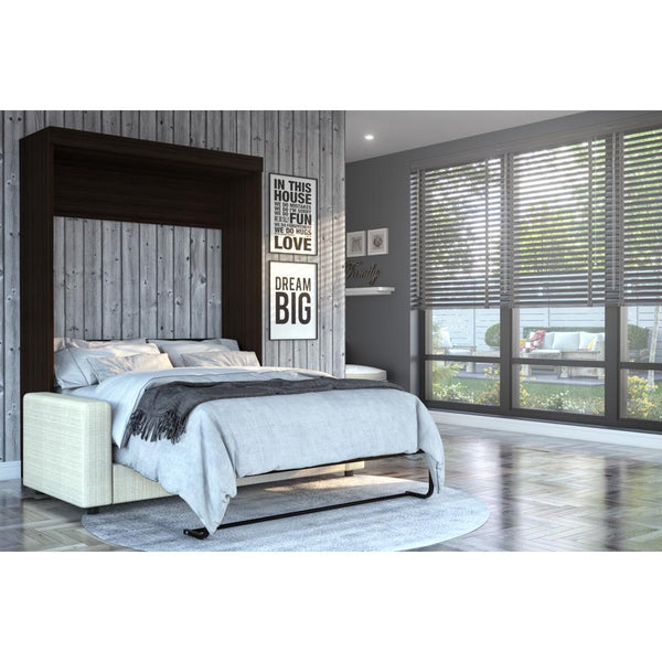 Lit escamotable double avec canapé (73L)