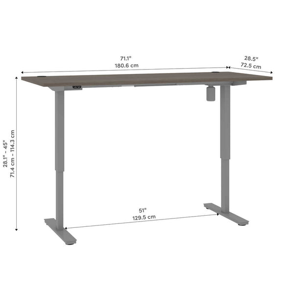 Bureau assis-debout 30 X 72 po