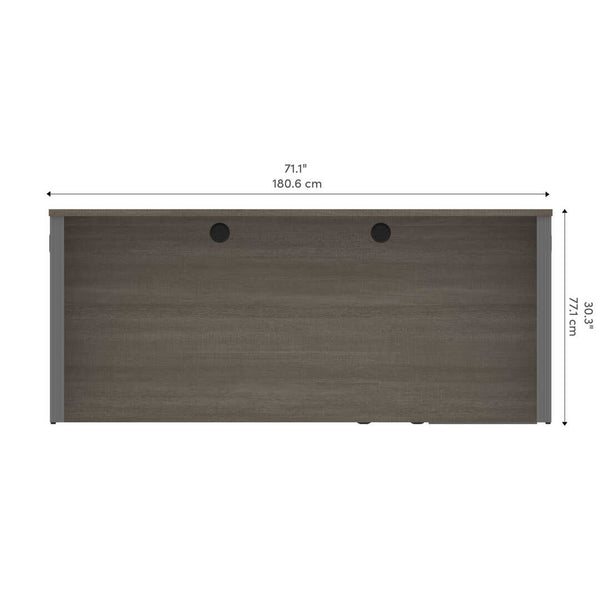 Bureau de direction en U 72L avec caisson