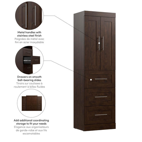 Armoire 25L avec tiroirs