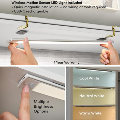 57W Full Murphy Cabinet Bed with Pullout Drawer and Mattress