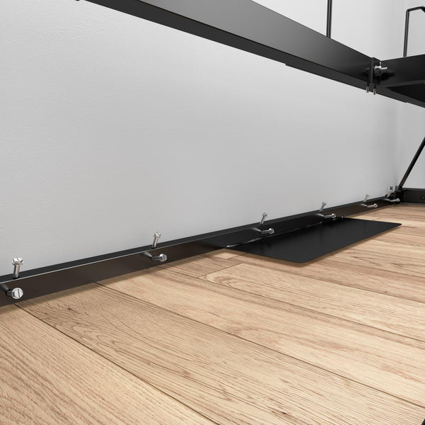 Grand lit escamotable avec rangement ouvert et fermé (126L)