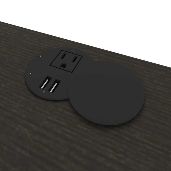 72W x 30D Standing Desk with Dual Monitor Arm