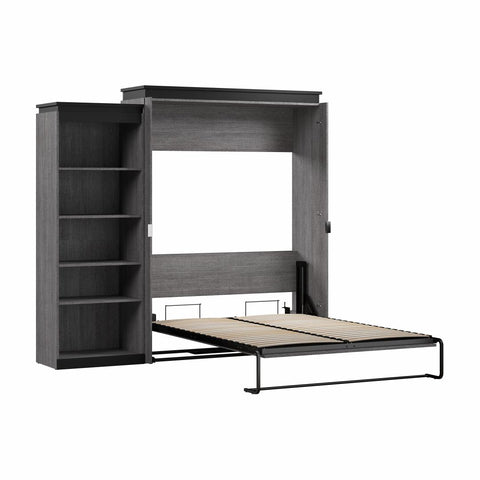 Queen Murphy Bed with Shelves (97W)