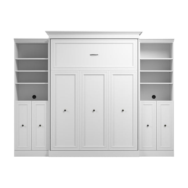 Grand lit escamotable et 2 organisateurs de garde-robe avec portes (115L)