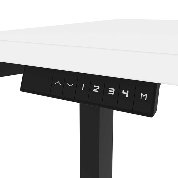 Bureau assis-debout en L 72L