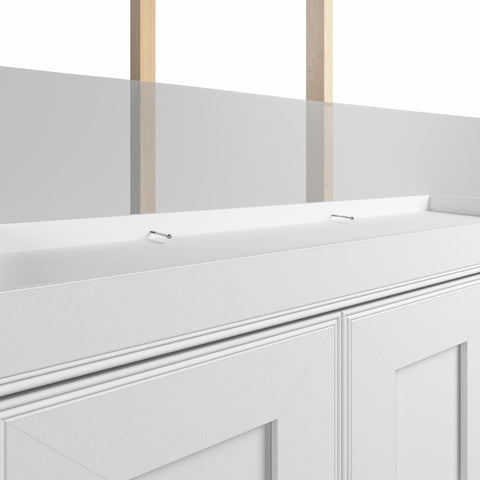 Lit escamotable double avec canapé (73L)