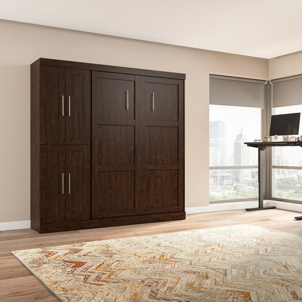 Full Murphy Bed with Closet Organizer (84W)