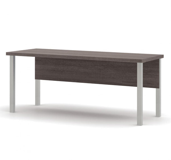 Table de bureau 72L avec pattes de métal carrées
