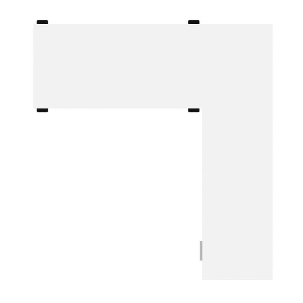 72W L-Shaped Standing Desk