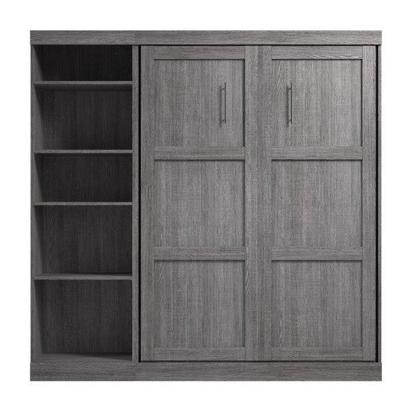 Full Murphy Bed with Shelving Unit (84W)