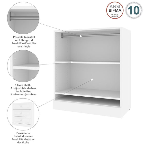 Petit organisateur de garde-robe 36L