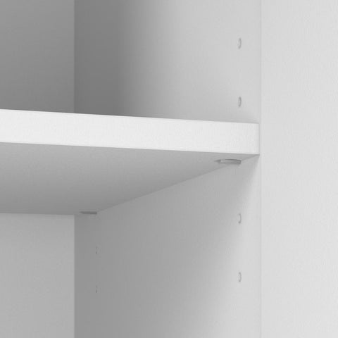 24W Modular Media Storage Tower with Shelves