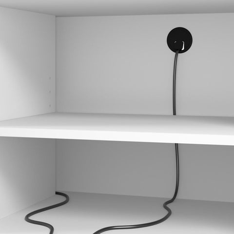 71W Modular Entertainment Center with TV Stand and Small Wall Panel