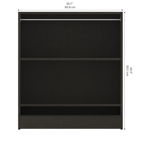 Traditional Small Closet System with Shelves, 36W x 19D