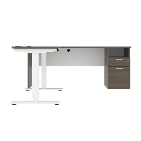 72W L-Shaped Electric Standing Desk