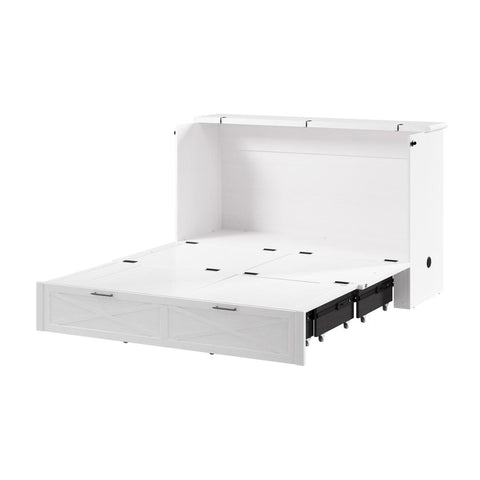 Grand lit armoire avec tiroir coulissant 65L