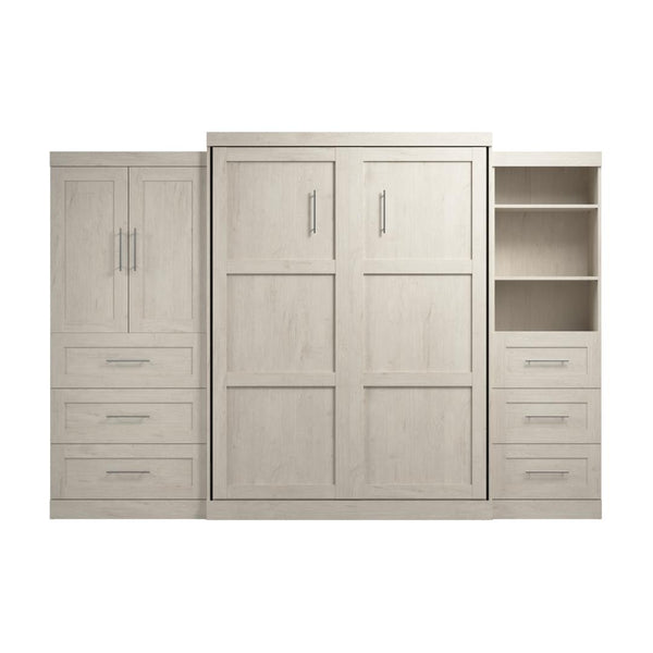 Grand lit escamotable avec rangement ouvert et fermé (126L)