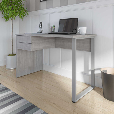 48W Small Table Desk with U-Shaped Metal Leg