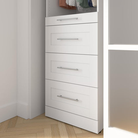 Modular Drawers (4) Set, Shaker Style, 25W x 25D
