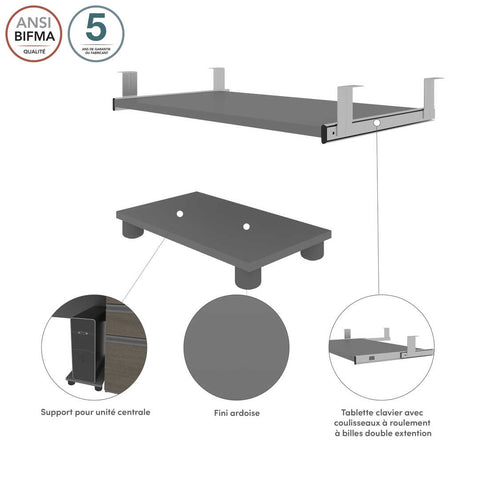 Keyboard Tray and CPU Stand