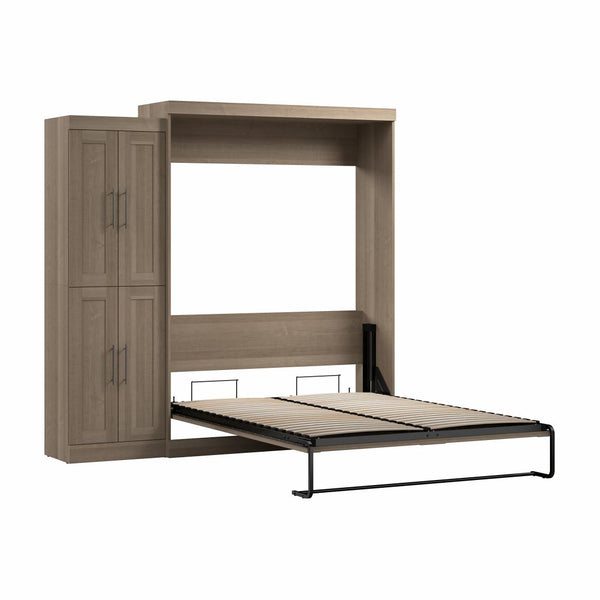 Grand lit escamotable avec organisateur de garde-robe (90L)