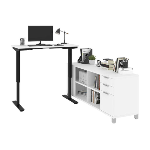 72W L-Shaped Standing Desk
