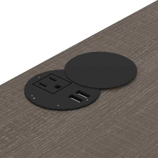 72W L-Shaped Electric Standing Desk