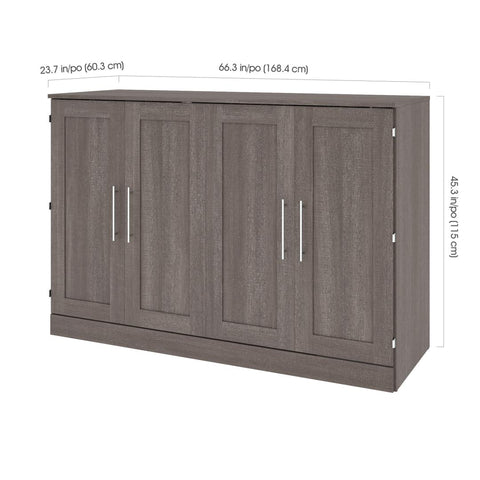 Grand lit cabinet (queen) 66L avec matelas