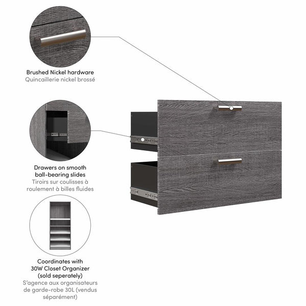 2 Drawer Set for Cielo 30W Closet Organizer