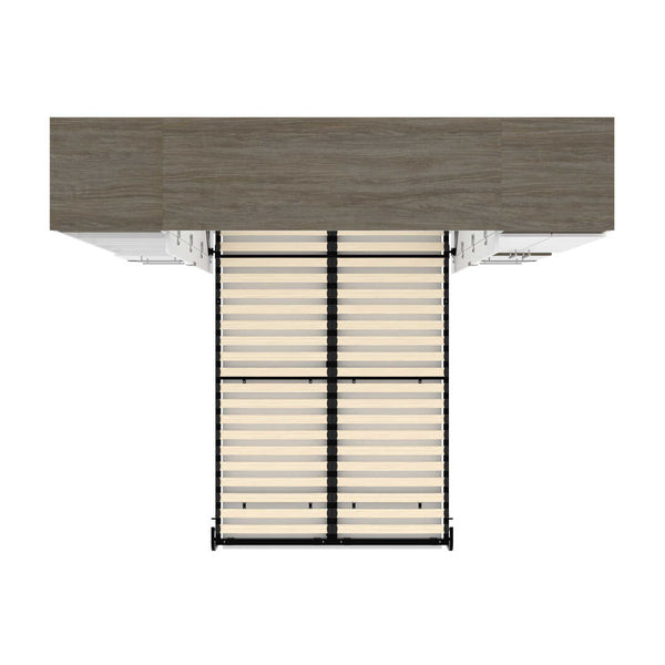 Lit escamotable deux places (double) et solutions de rangement étroites avec tiroirs (99L)