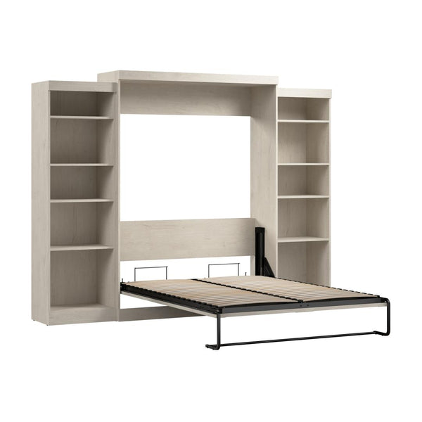 Queen Murphy Bed and 2 Shelving Units (115W)