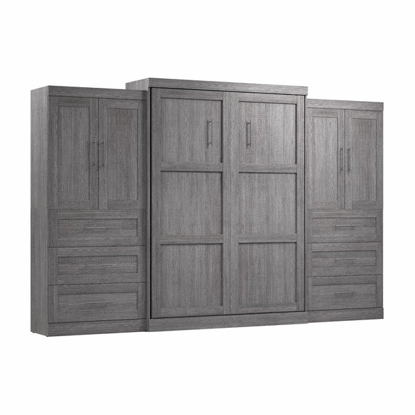 Queen Murphy Bed with Wardrobes (136W)
