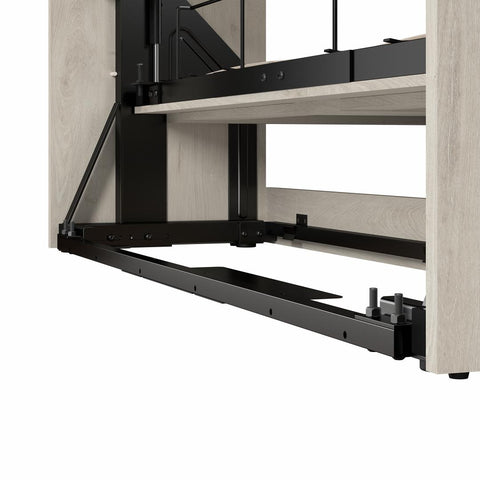 Grand lit escamotable avec armoires (115L)