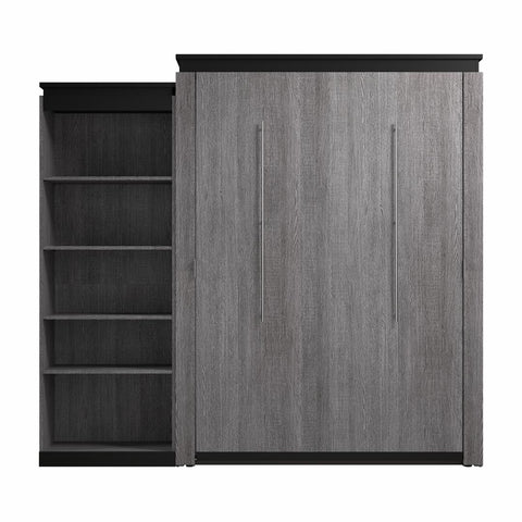 Queen Murphy Bed with Shelves (97W)